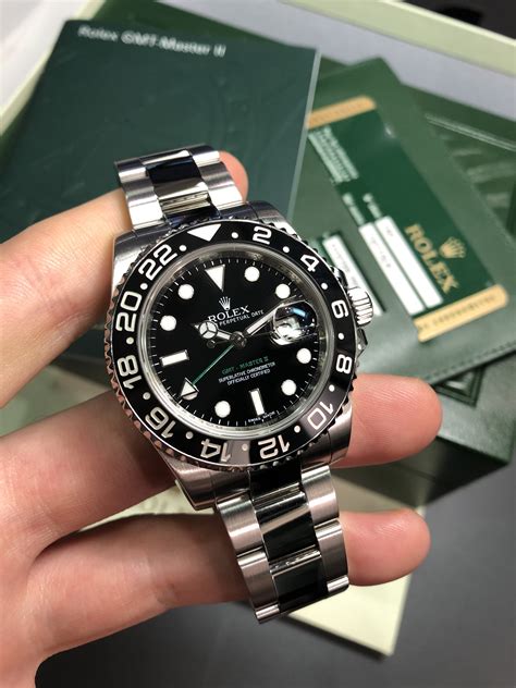 rolex gmt black face.